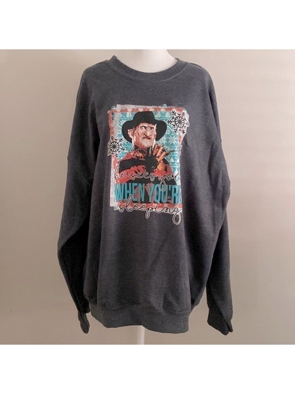 NWT Freddy Krueger holiday sweatshirt